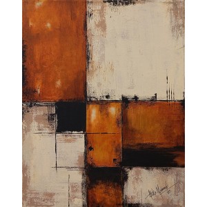 Aisha Mahmood, 18 x 24 Inch, Acrylic on Canvas, Abstract Painting, AC-AIMD-088